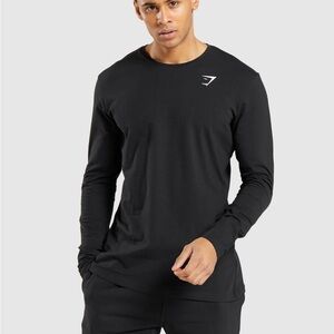 Gymshark Jet Black Long Sleeve Top